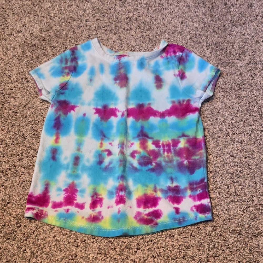 Garanimals Blue and Pink Short Sleeve Tee